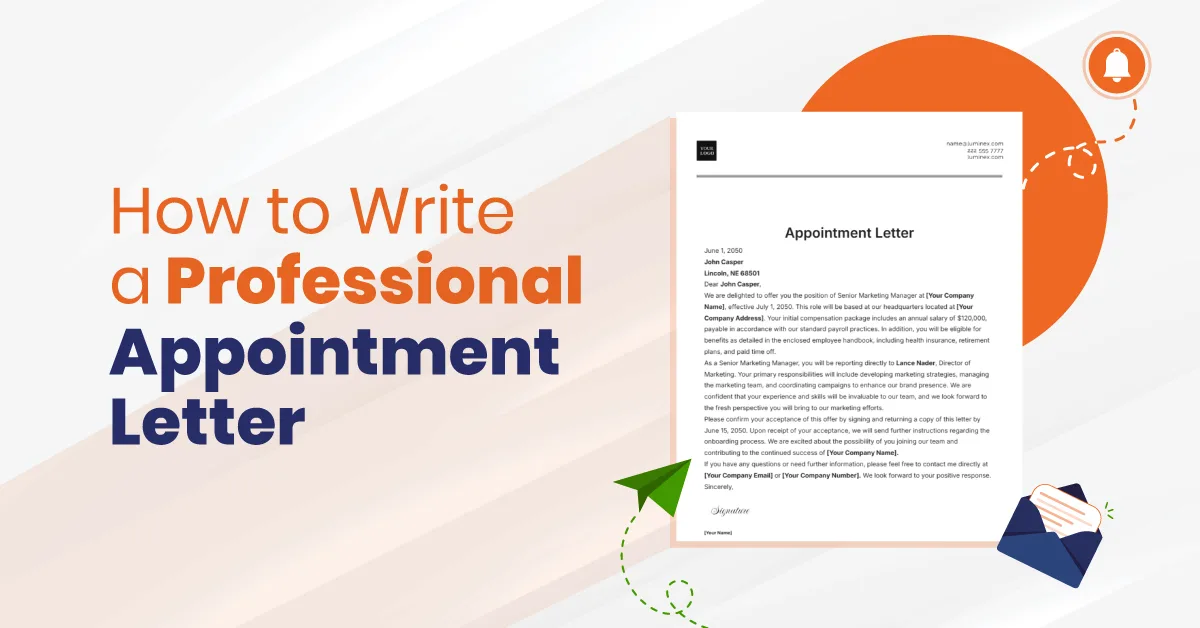 How to Write a professional Appointment Letter