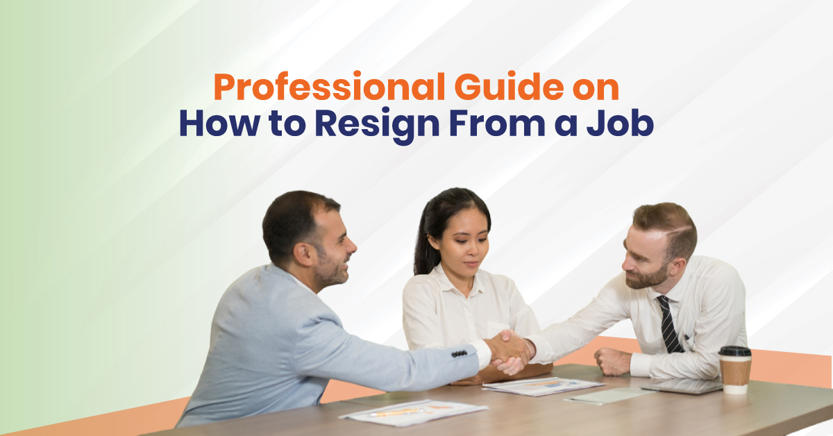 How to resign from a job