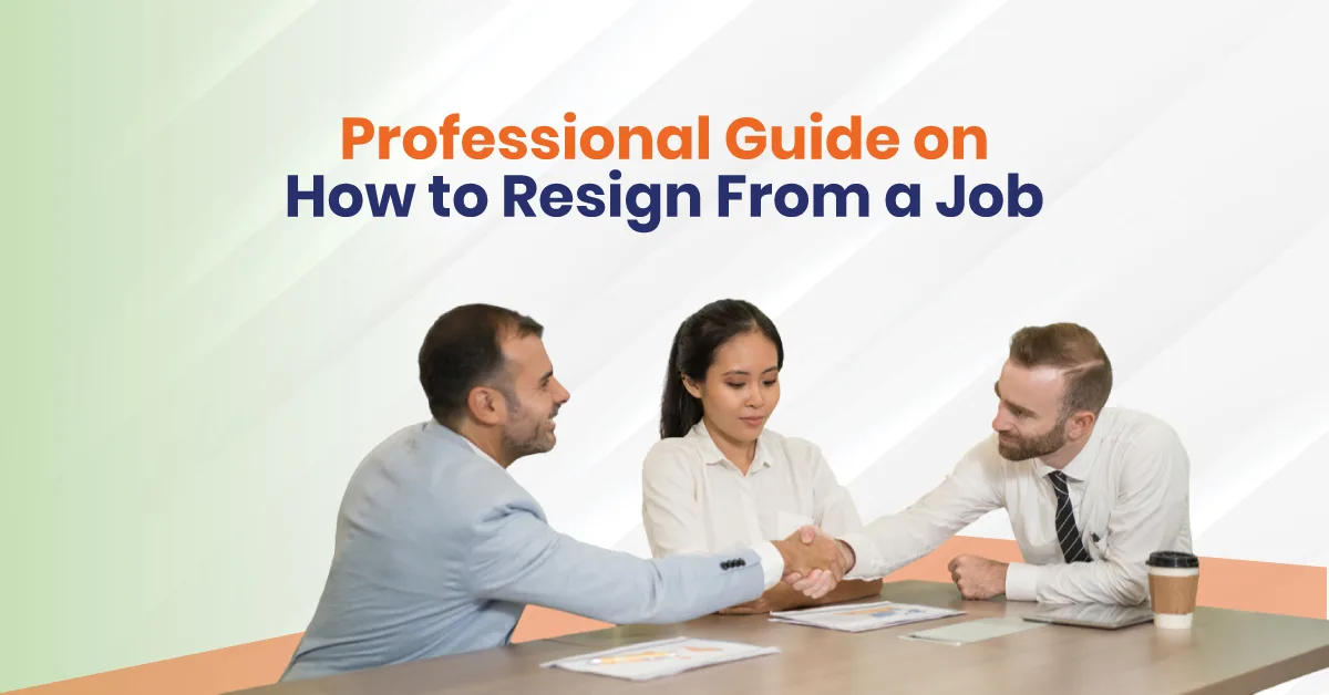 How to resign from a job