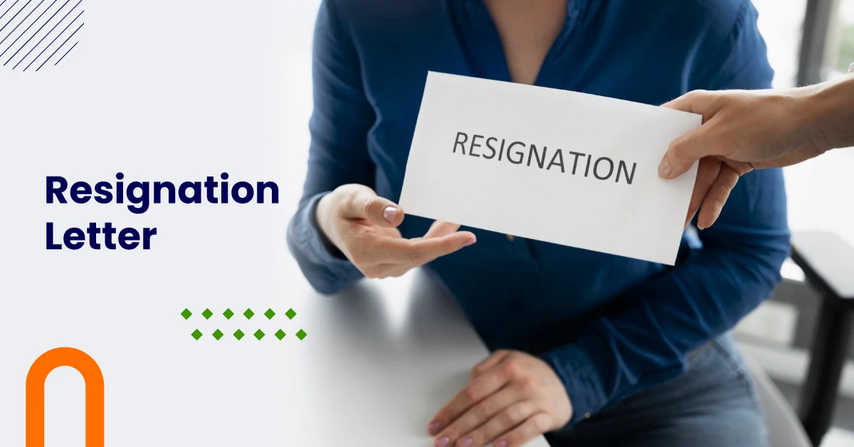 Resignation letter