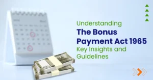bonus payment act 1965