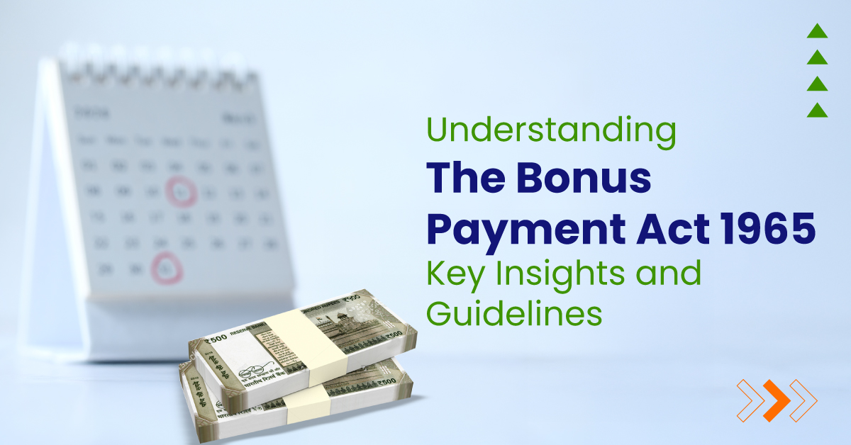 bonus payment act 1965