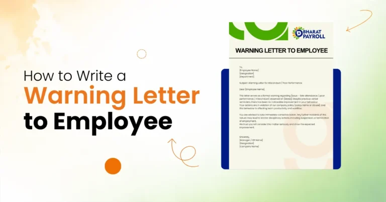 Warning Letter to Employee