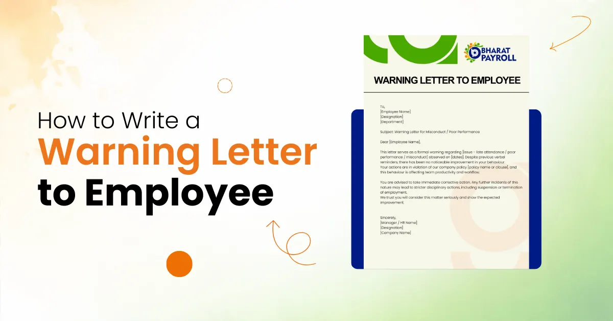 Warning Letter to Employee