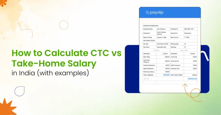 How to Calculate CTC vs Take-Home Salary