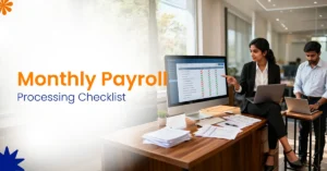 Monthly Payroll Processing Checklist