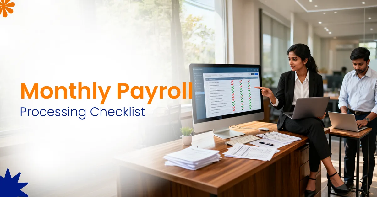 Monthly Payroll Processing Checklist